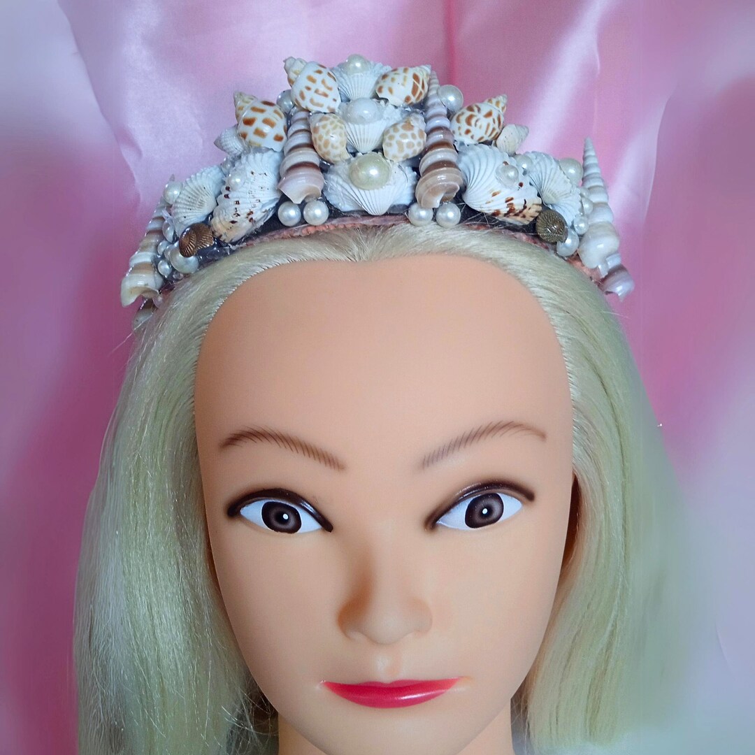 Mermaid Headpiece for Girls Beach Accessories Fantasy Bridal Etsy