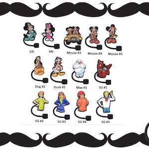 Straw Toppers #16 - Mouse & Friends Post #16