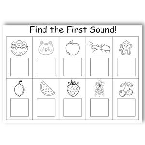 37 Printable Letters and Sounds Work Mats/ Worksheets. Preschool-KDG Phonics.