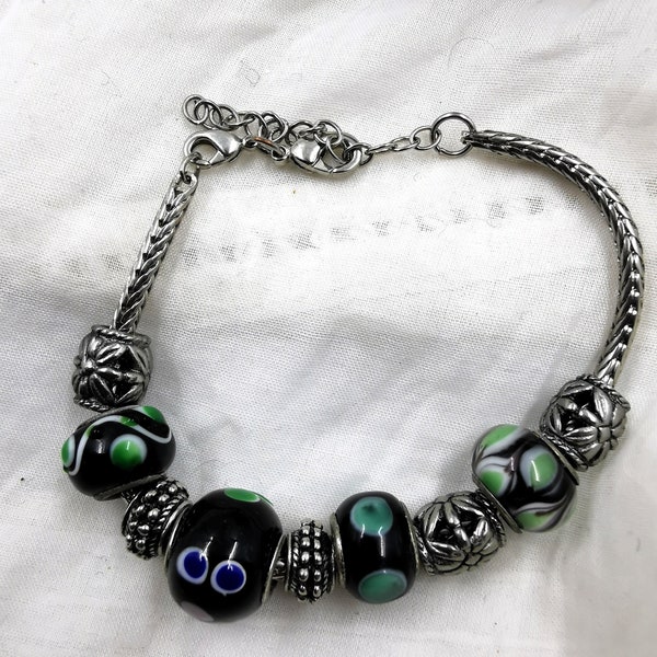 Armband mit European Beads - Großlochperlen