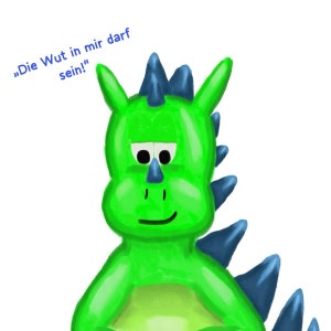 Drache Puck und die Wut Kinderbuch Bild 5