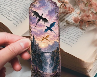 Fantasy Dragon Sticker Dragon Lover Gift Fantasy Book Lover Sticker Book Merch Gift for Her Dragon Aesthetics Waterbottle Dragon Sticker
