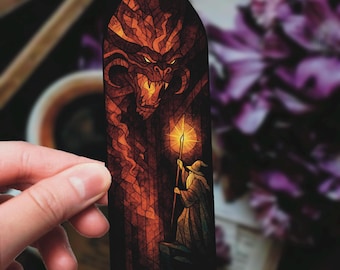 Fire Demon Sticker Dark Fantasy Monster Sticker Magic Battle Gift Fantasy Aesthetics Wizard Book Art Gift Medieval Demon Flame Fantasy Art