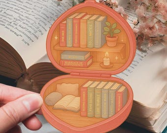 Book Tropes Sticker Romance Reader Decal Books Cozy Corner Reading Sticker Cute Romance Lover Books Gifts for Kindle Book Lovers Sticker