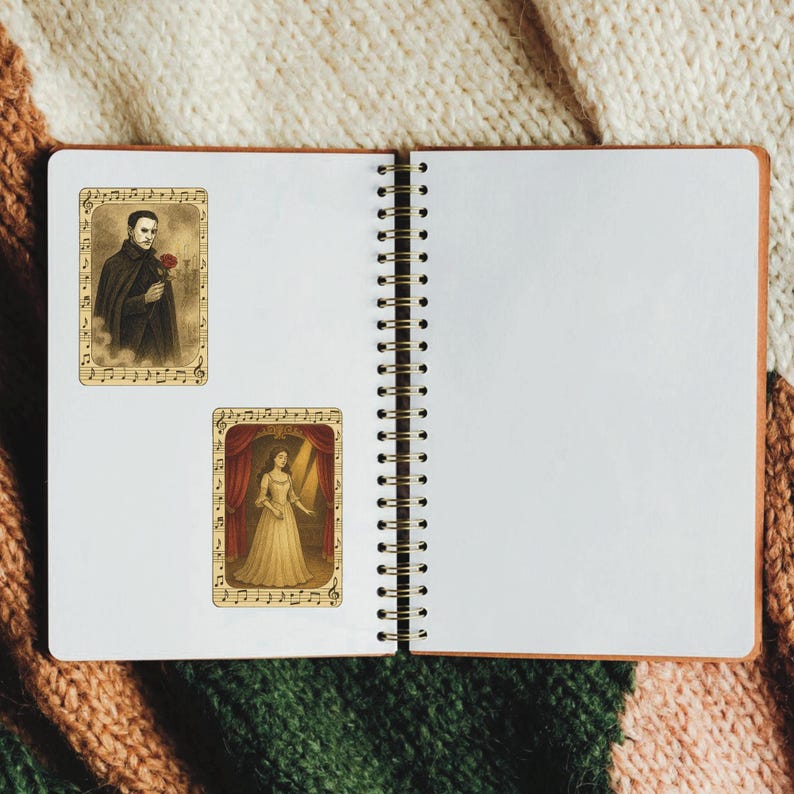 Phantom of the Opera Sticker Pack Romance Sticker Bundle Vintage ...