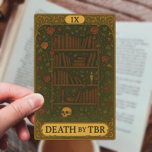 Sticker pour carte de tarot Death by TBR