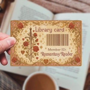 Pegatinas románticas para tarjetas de biblioteca, pegatinas para lectores de Kindle, pegatinas para libros Kindle, regalo para amantes de los libros, regalo romántico para ella Kindle