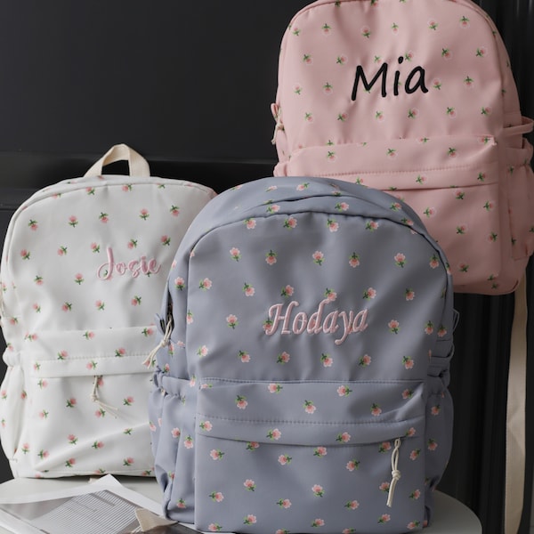 Embroidered Toddler Backpack | Custom Kids Backpack | Personalized Children's Backpack | Kindergarten backpack