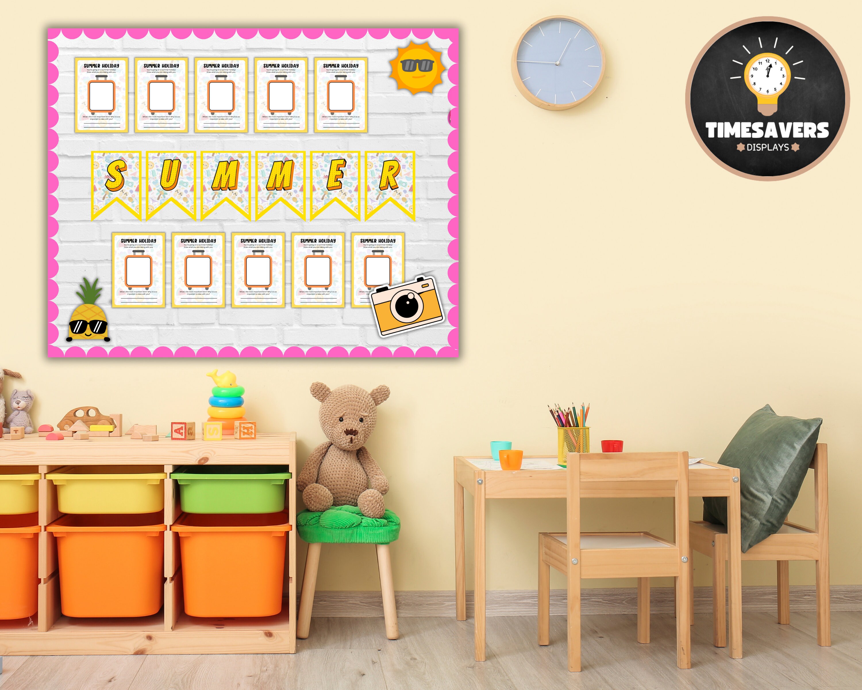 Classroom Decor Summer, Printable Classroom Displays, Printable Digital ...