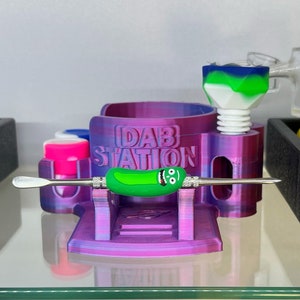 Triple Dab Station Tool Holder w/silcone storage NEW DESIGN!!!