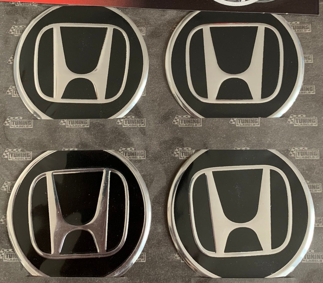 Wheel Center Cap Sticker Wheel Cap Honda 60 Mm Diameter Etsy