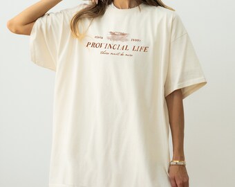 Provincial Life Tee | Theme Park Shirt | Park Tee | Theme Park Tees | Trendy Theme Park Tee | Aesthetic Theme Park Tee