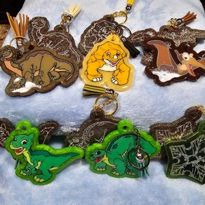 Handmade Dino Keychains
