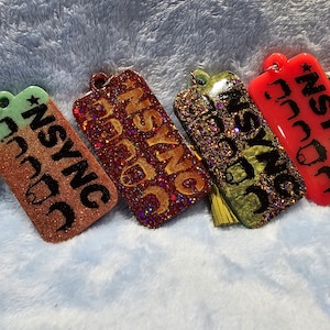 Handmade NSYNC Keychains