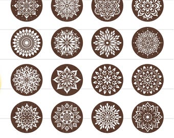 Mandala Coaster SVG Bundle, Intricate Pattern Coasters, Seamless Pattern Coasters, Wood Coaster, Coffee Coaster, Tea Coaster, Drink Coaster