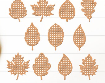 Autumn Rattan SVG Bundle, Fall Rattan SVG, Leaf Rattan SVG Bundle, Leaves Rattan Svg, Thanksgiving Rattan Svg, Rattan Pattern, Rattan Bundle