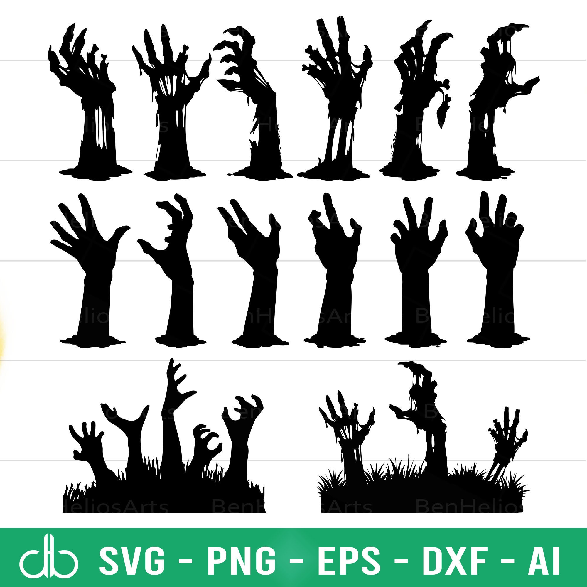 Zombie hand art - Etsy België, image size:2000x2000