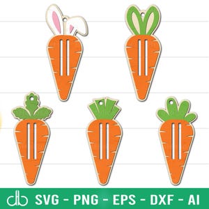 Pacchetto SVG porta soldi carota pasquale, ornamento pasquale con segno di denaro carota, fermasoldi pasquale SVG, porta regalo denaro SVG, fermasoldi tagliato al laser