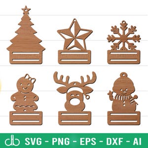 Weihnachten Geldklammer Bundle SVG, Geldzeichen Weihnachtsverzierung, Weihnachten Glowforge SVG, Geldgeschenkhalter SVG, Geldklammer Laser Cut-Dateien