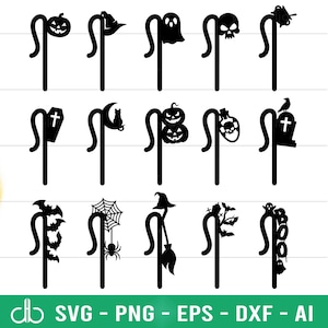 Halloween Glass Marker Tags SVG, Drink Glass Marker Tags SVG, Wine Glass Marker Name Tags SVG, Drink Topper, Wine Champagne Glass Name Tags