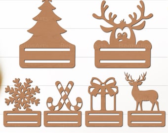Christmas Money Clip SVG Bundle, Money Sign Christmas Ornament, Christmas Glowforge SVG , Money Gift Holder SVG, Money Clip Laser Cut Files