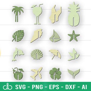 Pacote de etiquetas de nome para marcadores de vidro de verão, etiquetas de nome para marcadores de vidro de praia SVG, etiquetas de nome para marcadores de copos de vinho SVG, etiquetas de nome para marcadores de copos de bebida SVG