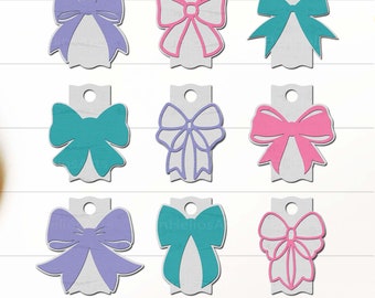 Coquette Bow Tumbler Topper SVG-bundel, Coquette Bow Stanley Topper SVG-bundel, Bow-naamplaat SVG, Stanley-naamplaat, Stanley-accessoires
