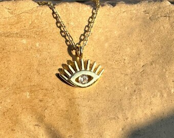 Evil Eye Necklace, Protection Necklace, Unconditional Love HG019