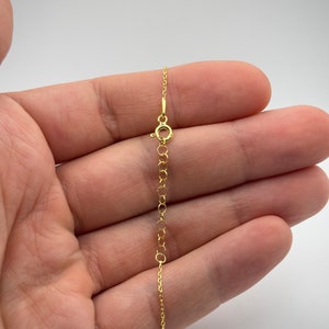 Dainty Name Necklace on 18K Gold Plated Sterling Silver, HG507 image 5