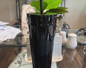 Grande Starbucks Tumbler Black Studded Cup With Lid and Straw for Cold  Beverages New in Box - Etsy