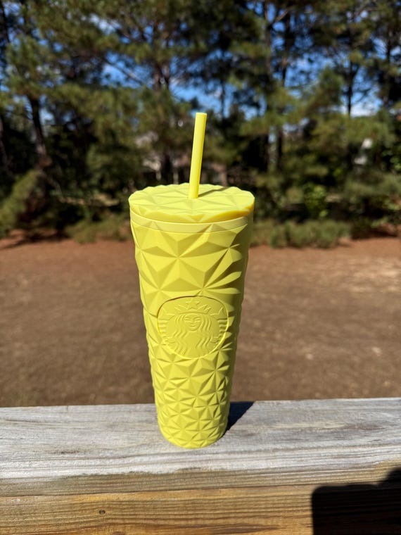 Bright Yellow Prism Matte Cup