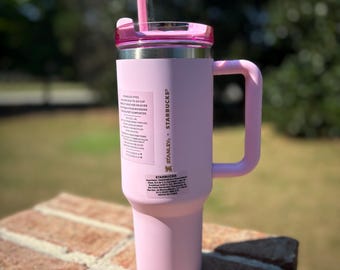 40 oz Pink Mexico Quencher Cup Dupe