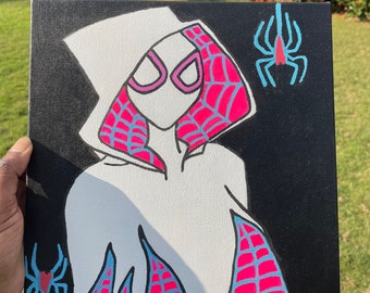 Pintura de la súper chica fantasma