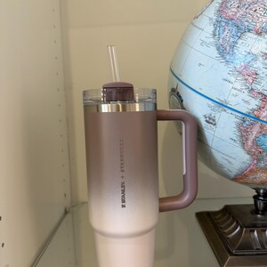 Vaso de cristal degradado de Filipinas de 30 oz / Ombre Quencher imagen 2