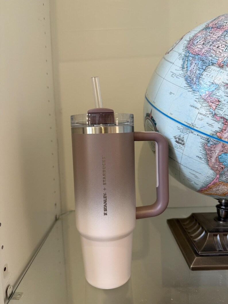Vaso de cristal degradado de Filipinas de 30 oz / Ombre Quencher imagen 2