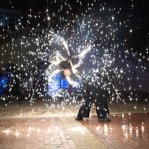 Pyro Dragon Staff /// VIDEO /// Dance * Performers * Bellydance * Practice * Festival