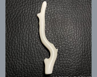 Witte koraalstaaf, natuurlijke edelsteen polijst ruw koraal | Witte koraaltak | Ongeveer 64 x 11 x 6 mm | Groothandelsprijs: