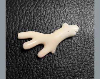 Witte koraalstaaf, natuurlijke edelsteen polijst ruw koraal | Witte koraaltak | ca. 40 x 23 x 8 mm | Groothandelsprijs: