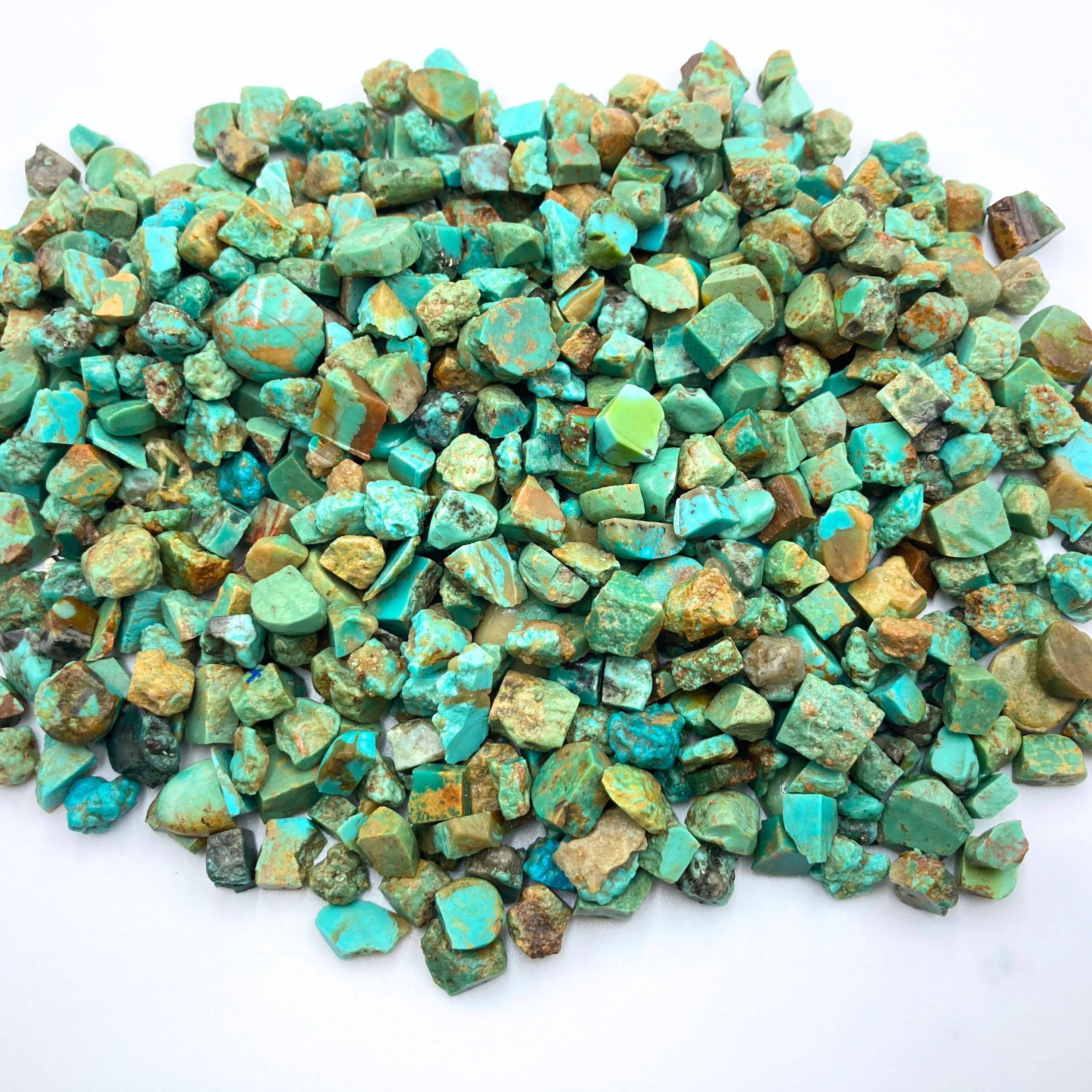 Arizona Turquoise Rough Stone, Natural Gemstone Raw, Blue Green ...