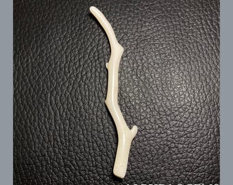 Witte koraalstaaf, natuurlijke edelsteen polijst ruw koraal | Witte koraaltak | Ongeveer 80 x 8 x 5 mm | Groothandelsprijs:
