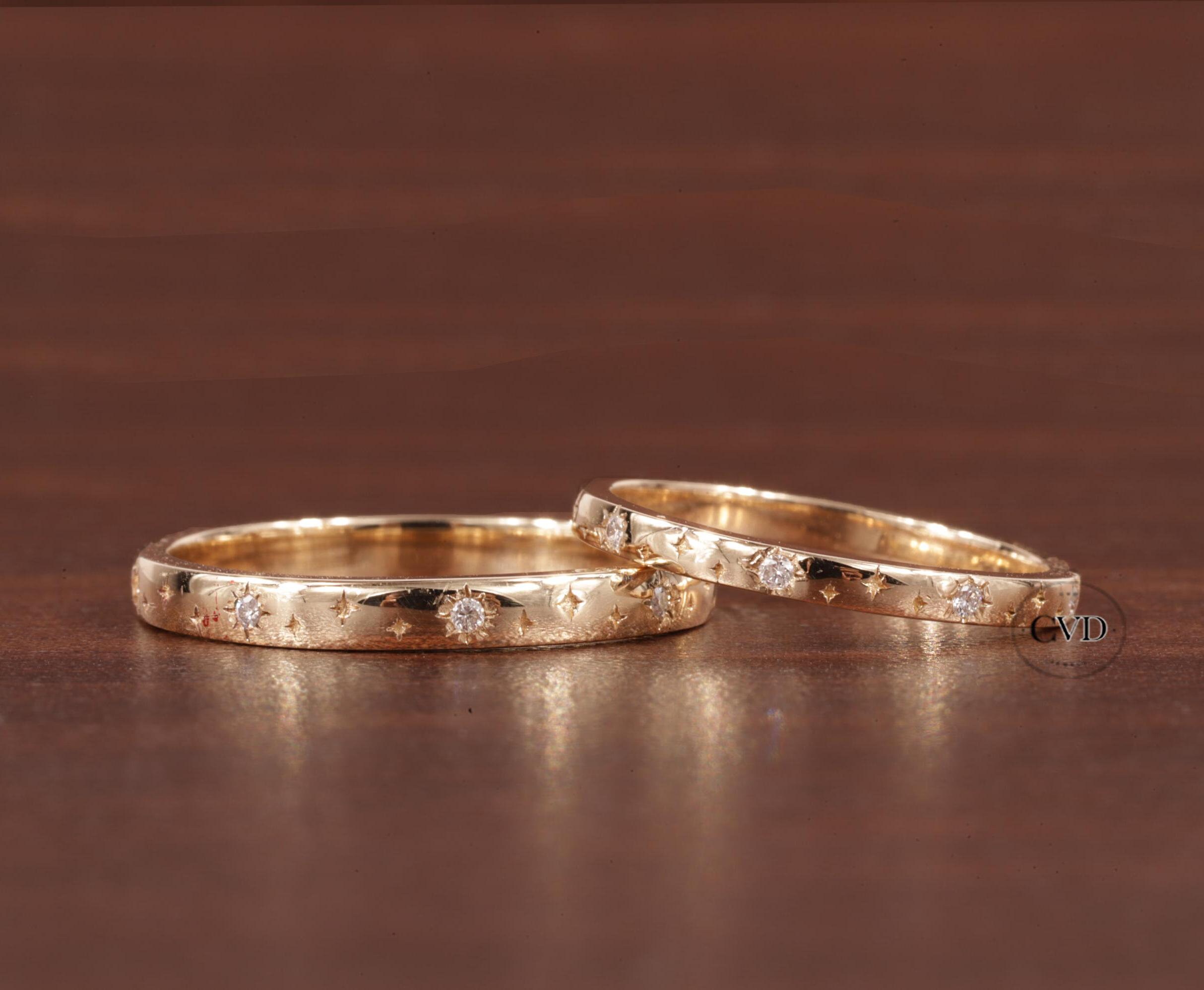 Star Band Ring - Etsy