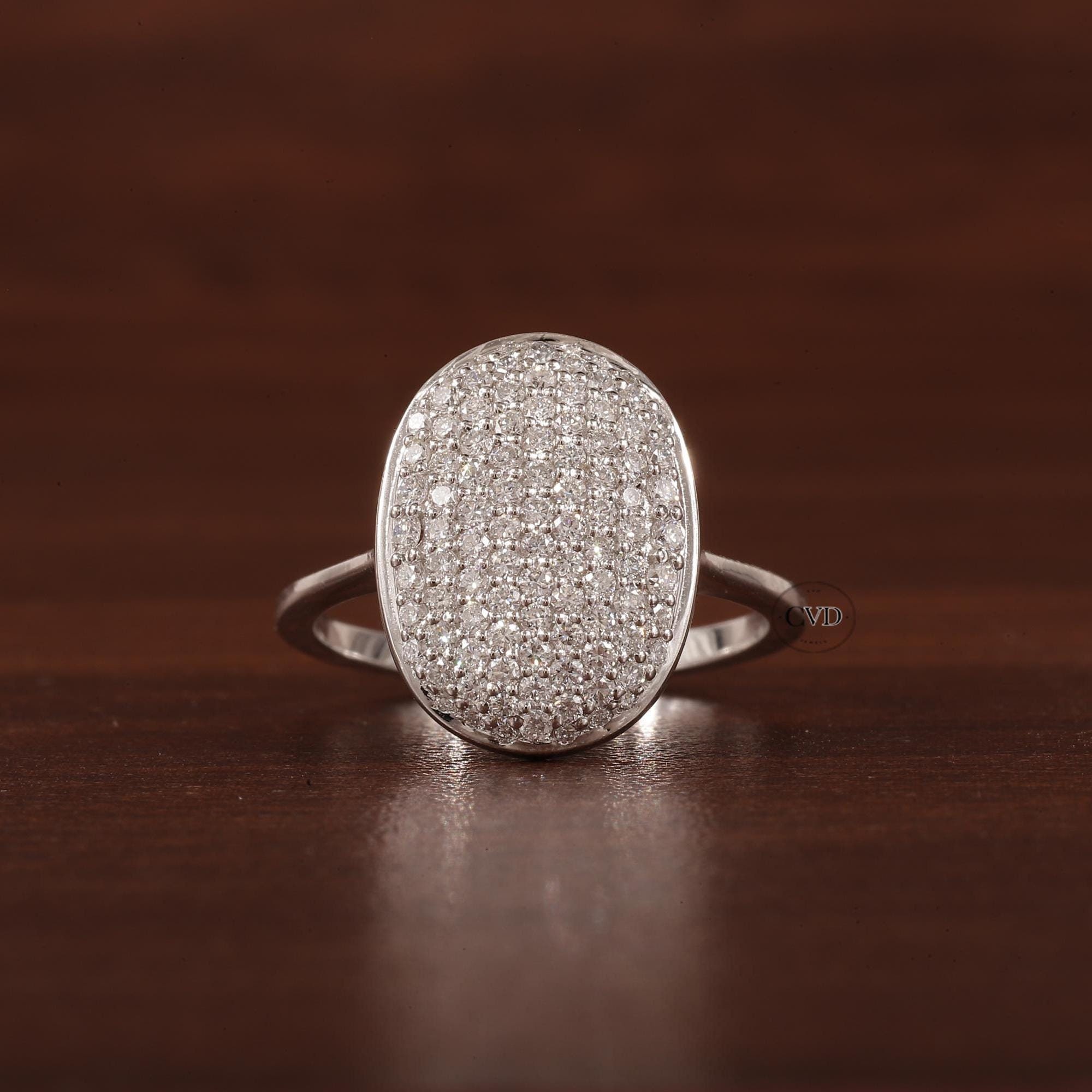 Bella Celebrity Engagement Ring, Oval Shaped Cluster Lab grown Diamond Ring, Round Diamond Ring, Bella Swan's Ring, Christmas Gift Ring