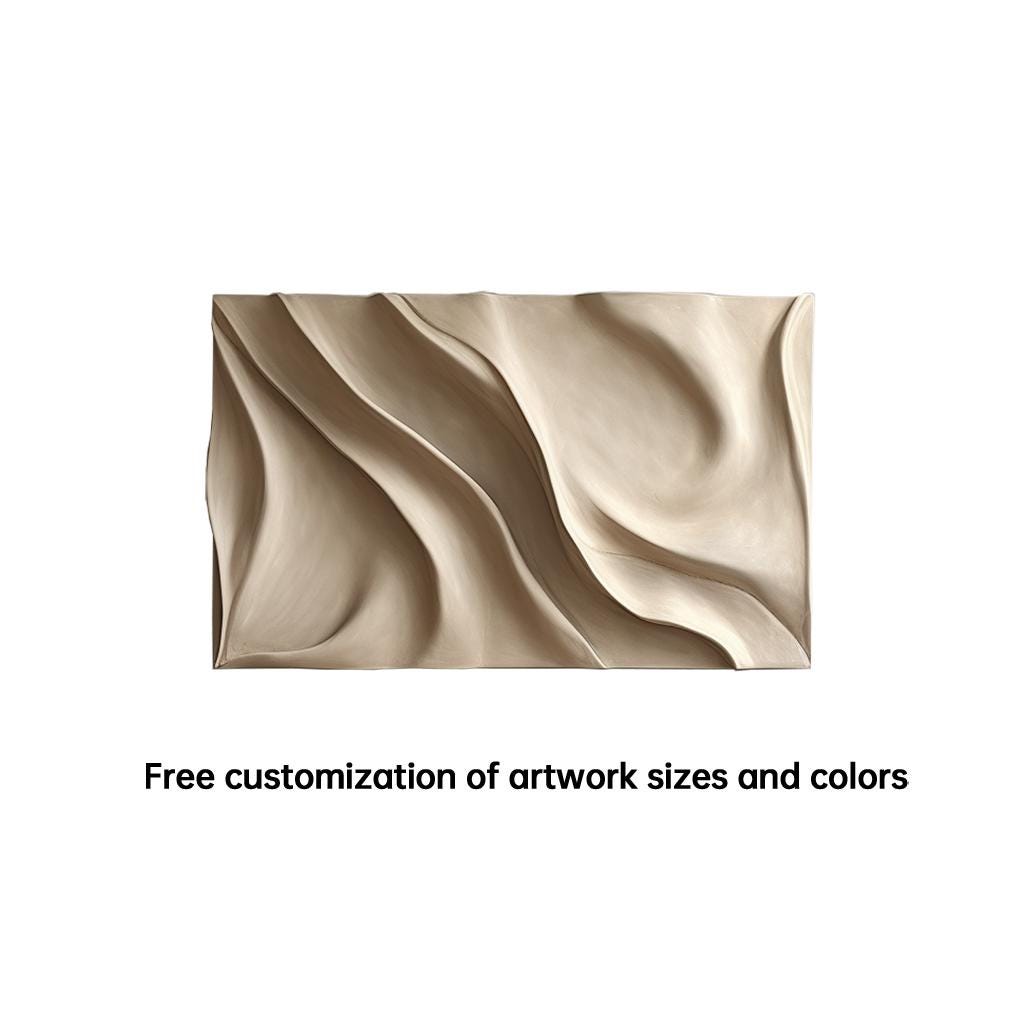 Minimalist textured wall decor- 3d vision board- wood carving