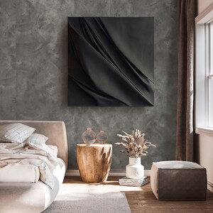 Dark Canvas Wall Art- Art Deco Home Decor- Minimalist - Etsy