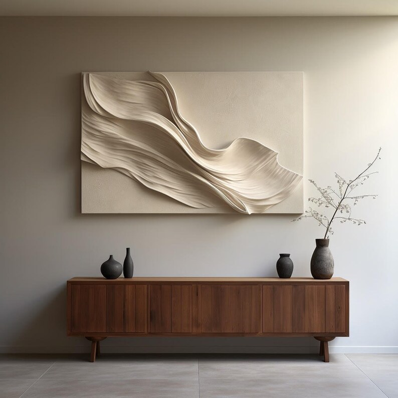 Art Deco Textured Home Decor 3d Vision Wall Art Wood Carving Etsy