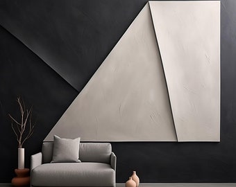 Geometric wall art- abstract quadrangle style- minimalist