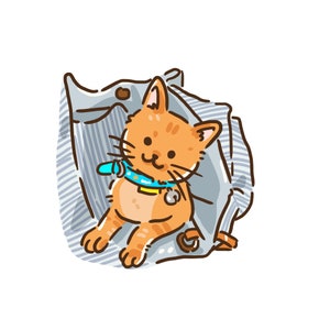 Custom Cute Pet Art Dog Cat Portrait Animal Digital Illustration Personalized  Surprise Gift For Loved One In Cartoon Style.