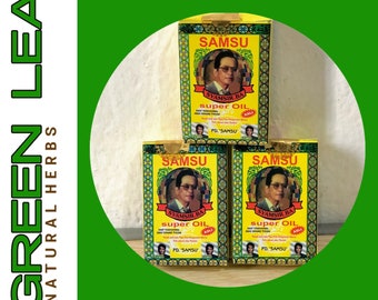 4 boîtes-12 boîtes d'huile Samsu Super Delay 5 ml avec herbes naturelles zingiber rhizoma et noix de muscade 100% originale sans OGM Livraison gratuite