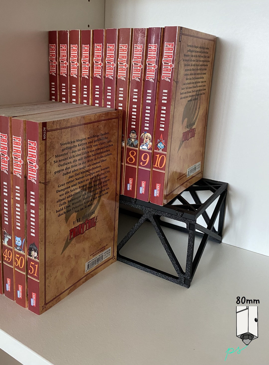 Book Riser Box Book Riser for Manga - Manga Cabinet/bookcase/manga Shelf - Etsy