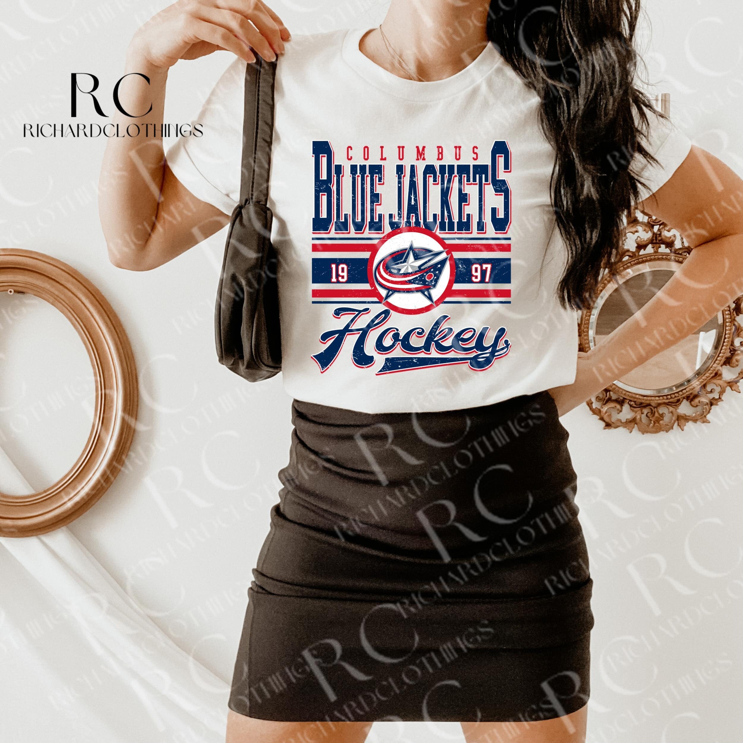 Blue Jackets Womens Apparel 3D Creative Autism Personalized Columbus Blue Jackets Gifts - Personalized Gifts: Family, Sports, Occasions, Trending